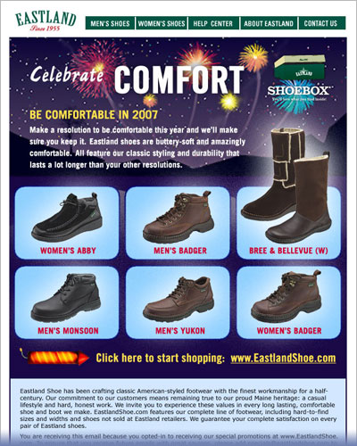 Eastland monthly promotion